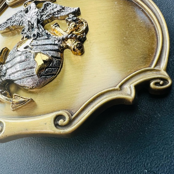 Vintage United States Marine Corps Collector Belt Buckle by Raintree - Picture 6 of 15